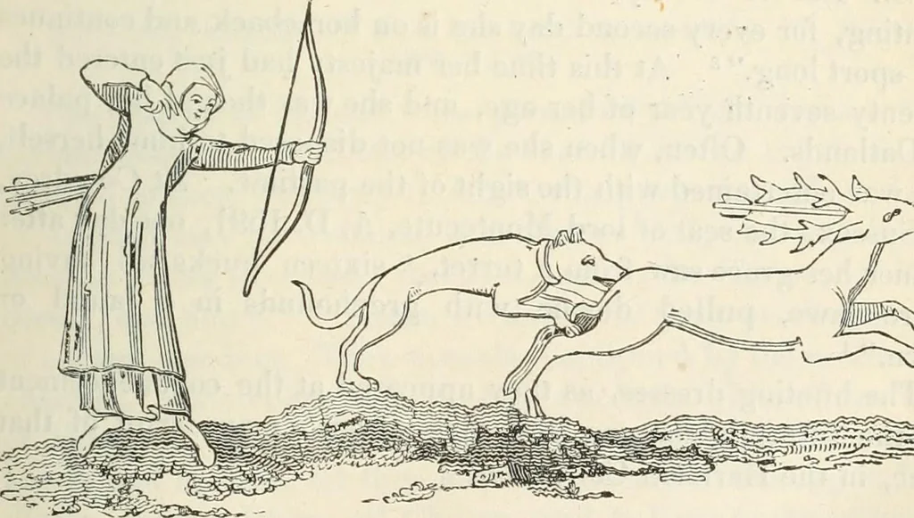 An illustration from The sports and pastimes of the people of England : Including the rural and domestic recreations, May games, mummeries, shows, processions, pageants, and pompous spectacles, from the earliest period to the present time, 1845, leaf 80