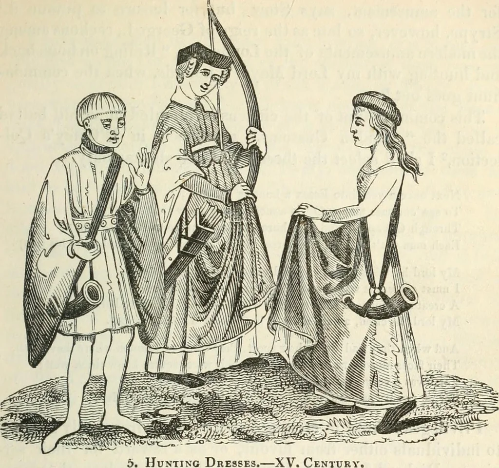 An illustration from The sports and pastimes of the people of England : Including the rural and domestic recreations, May games, mummeries, shows, processions, pageants, and pompous spectacles, from the earliest period to the present time, 1845, leaf 82