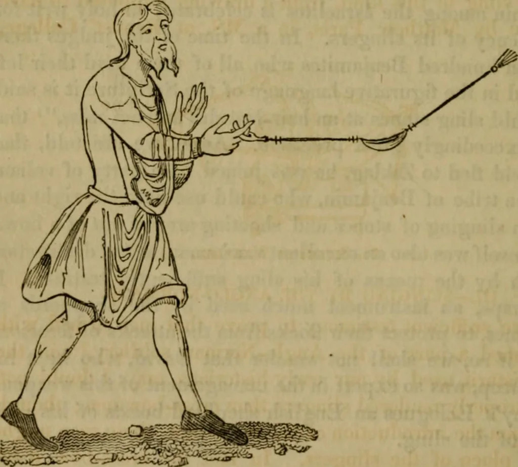 An illustration from The sports and pastimes of the people of England : including the rural and domestic recreations, May games, mummeries, shows, processions, pageants, and pompous spectacles, from the earliest period to the present time, 1830, leaf 143