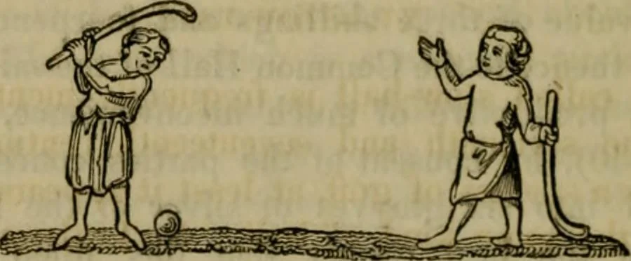 An illustration from The sports and pastimes of the people of England : including the rural and domestic recreations, May games, mummeries, shows, processions, pageants, and pompous spectacles, from the earliest period to the present time, 1830, leaf 173