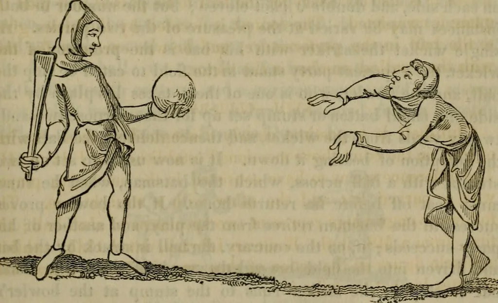 An illustration from The sports and pastimes of the people of England : including the rural and domestic recreations, May games, mummeries, shows, processions, pageants, and pompous spectacles, from the earliest period to the present time, 1830, leaf 176
