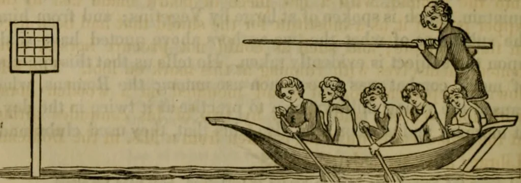An illustration from The sports and pastimes of the people of England : including the rural and domestic recreations, May games, mummeries, shows, processions, pageants, and pompous spectacles, from the earliest period to the present time, 1830, leaf 187