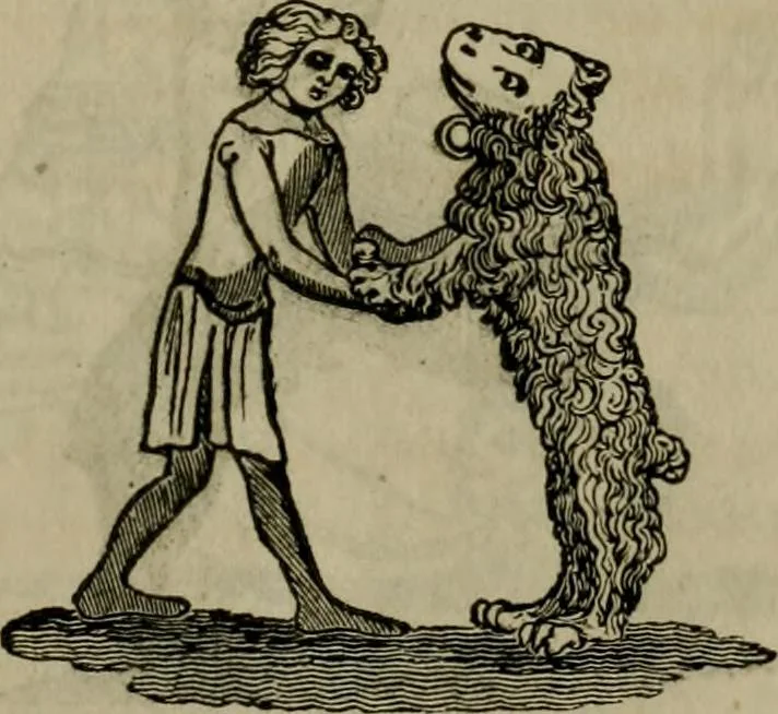 An illustration from The sports and pastimes of the people of England : including the rural and domestic recreations, May games, mummeries, shows, processions, pageants, and pompous spectacles, from the earliest period to the present time, 1830, leaf 310
