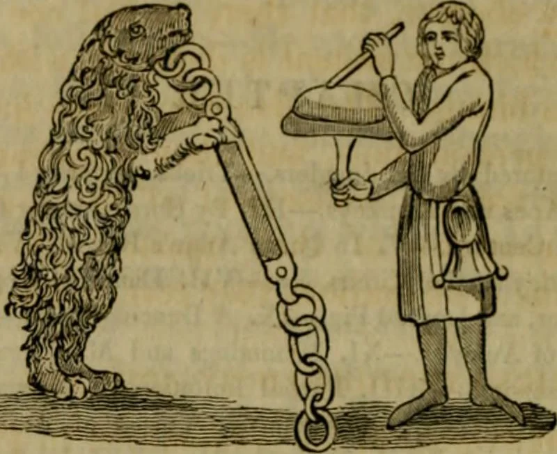 An illustration from The sports and pastimes of the people of England : including the rural and domestic recreations, May games, mummeries, shows, processions, pageants, and pompous spectacles, from the earliest period to the present time, 1830, leaf 311