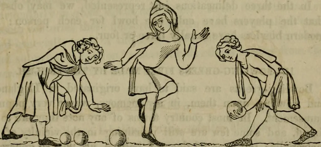 An illustration from The sports and pastimes of the people of England : including the rural and domestic recreations, May games, mummeries, shows, processions, pageants, and pompous spectacles, from the earliest period to the present time, 1830, leaf 338