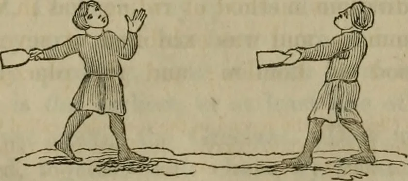 An illustration from The sports and pastimes of the people of England : including the rural and domestic recreations, May games, mummeries, shows, processions, pageants, and pompous spectacles, from the earliest period to the present time, 1830, leaf 374