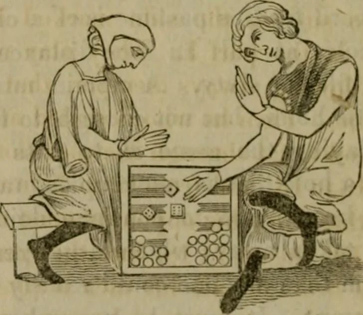 An illustration from The sports and pastimes of the people of England : including the rural and domestic recreations, May games, mummeries, shows, processions, pageants, and pompous spectacles, from the earliest period to the present time, 1830, leaf 391