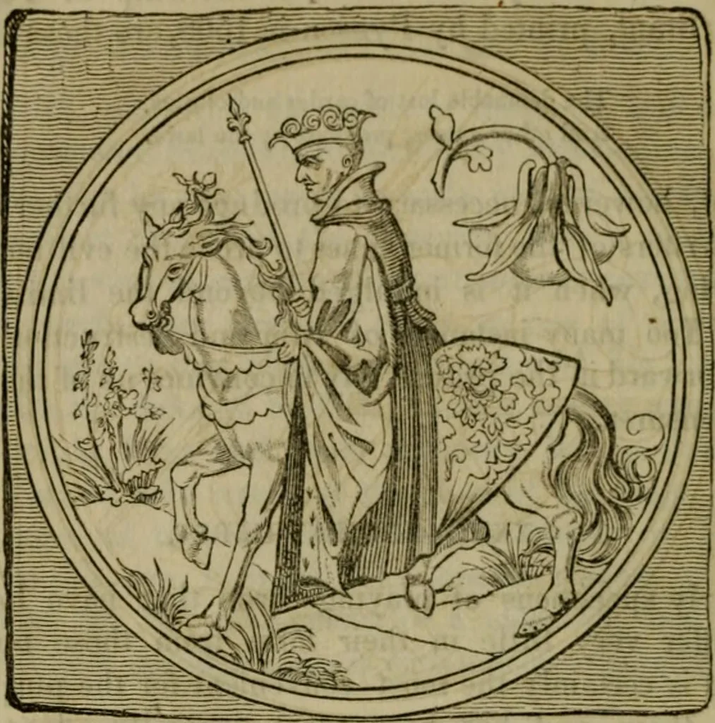 An illustration from The sports and pastimes of the people of England : including the rural and domestic recreations, May games, mummeries, shows, processions, pageants, and pompous spectacles, from the earliest period to the present time, 1830, leaf 401