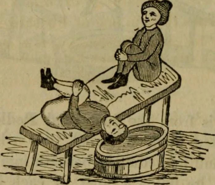 An illustration from The sports and pastimes of the people of England : including the rural and domestic recreations, May games, mummeries, shows, processions, pageants, and pompous spectacles, from the earliest period to the present time, 1830, leaf 467