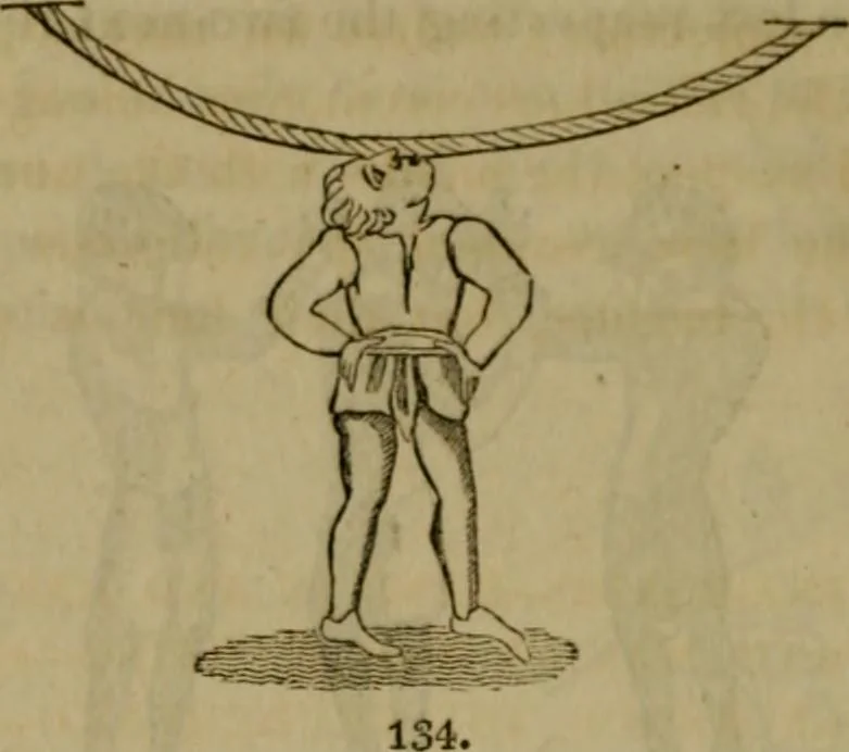An illustration from The sports and pastimes of the people of England : including the rural and domestic recreations, May games, mummeries, shows, processions, pageants, and pompous spectacles, from the earliest period to the present time, 1830, leaf 473