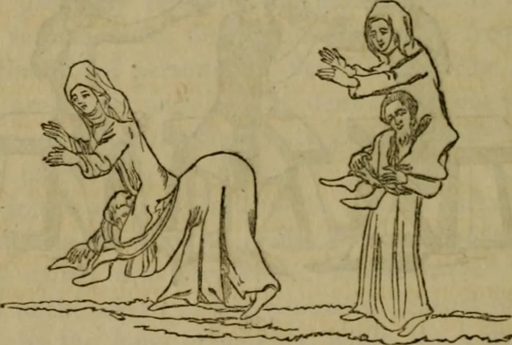 An illustration from The sports and pastimes of the people of England : including the rural and domestic recreations, May games, mummeries, shows, processions, pageants, and pompous spectacles, from the earliest period to the present time, 1830, leaf 473