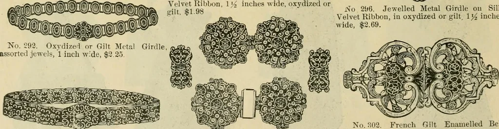 An illustration from Spring & summer fashion catalogue., 1898, leaf 113