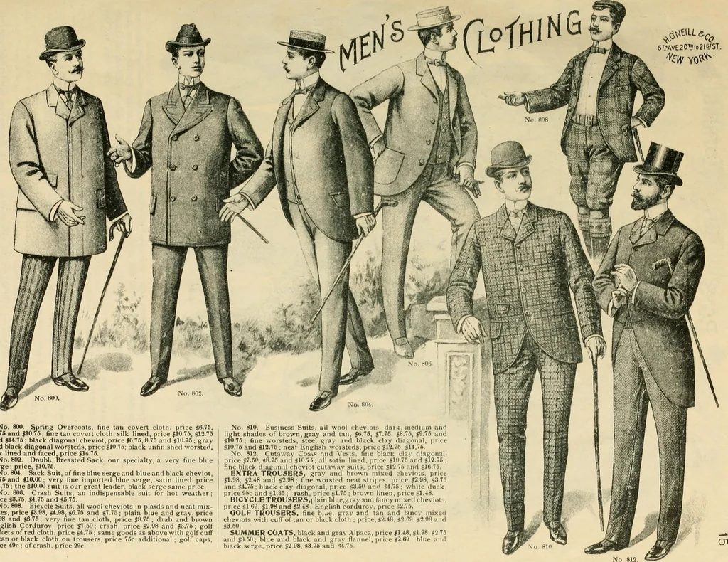 An illustration from Spring & summer fashion catalogue., 1898, leaf 18