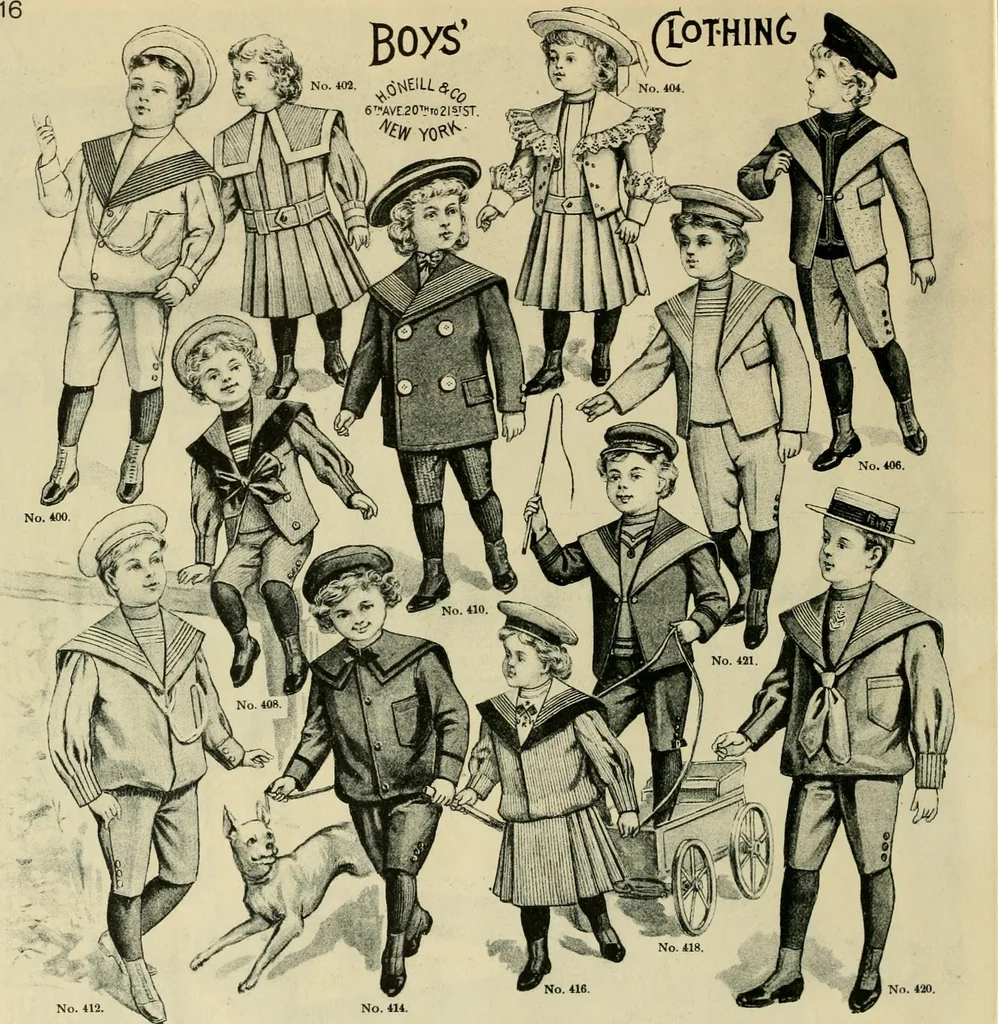 An illustration from Spring & summer fashion catalogue., 1898, leaf 19