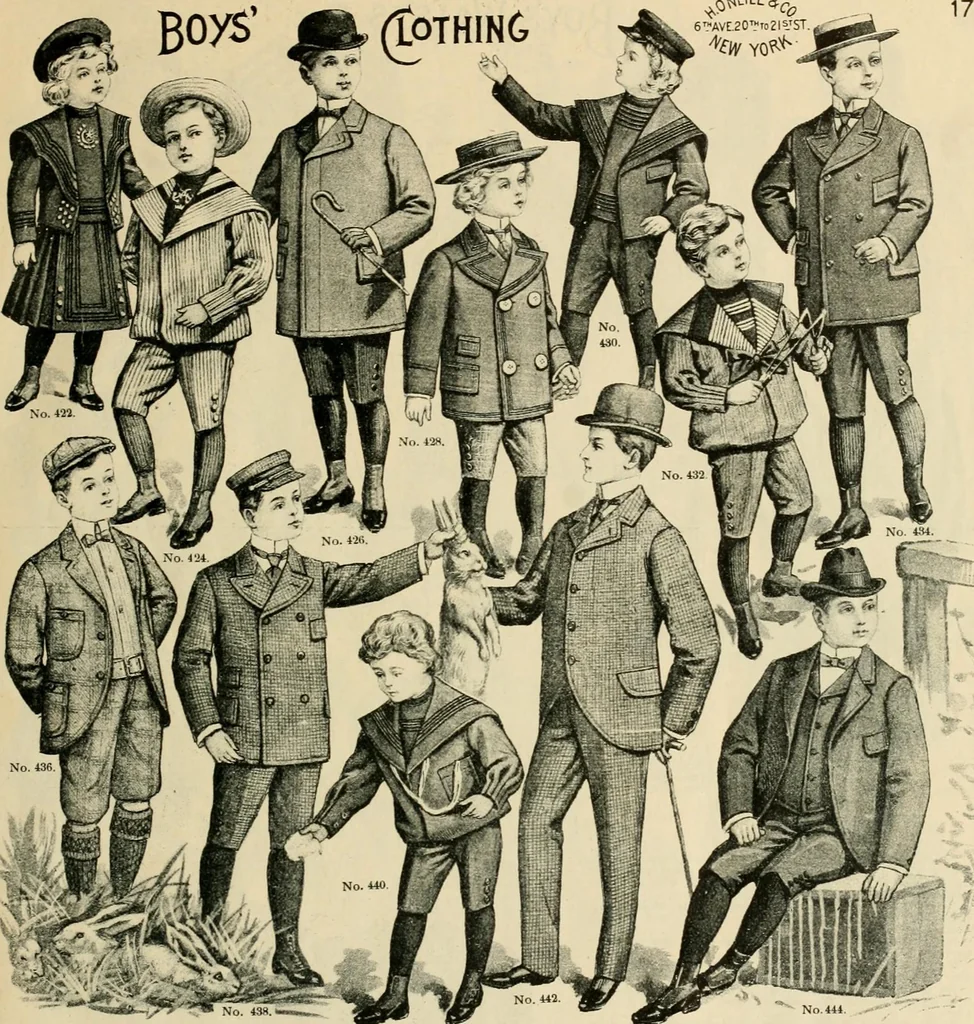 An illustration from Spring & summer fashion catalogue., 1898, leaf 20