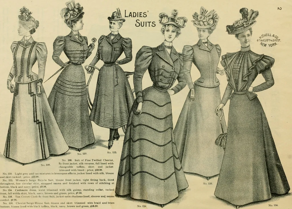 An illustration from Spring & summer fashion catalogue., 1898, leaf 5