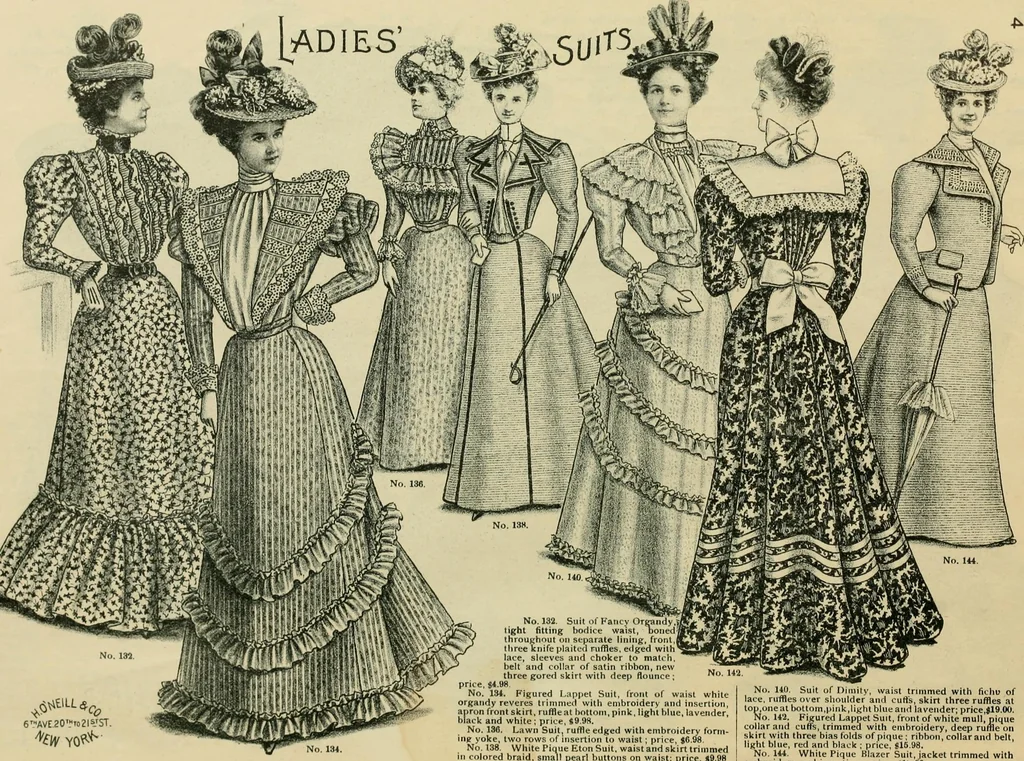 An illustration from Spring & summer fashion catalogue., 1898, leaf 7