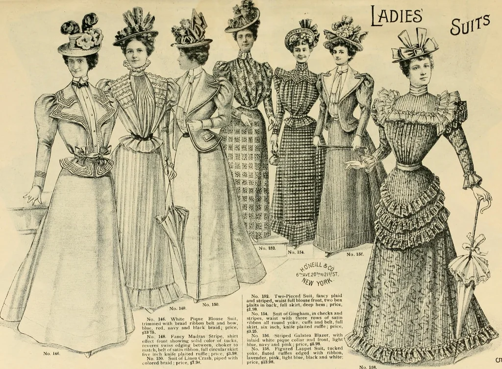 An illustration from Spring & summer fashion catalogue., 1898, leaf 8