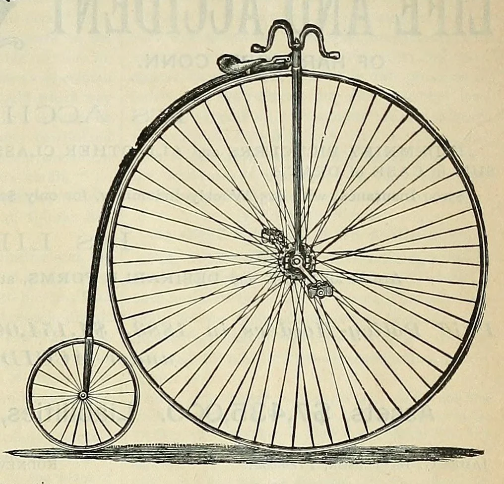 An illustration from The Springfield wheelmen's gazette, 1883, leaf 111