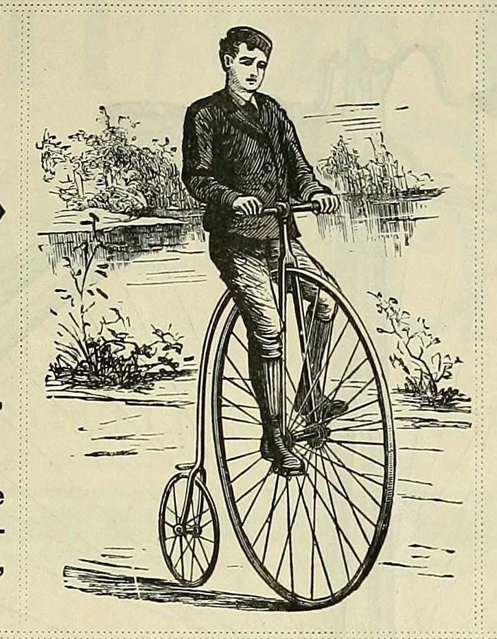 An illustration from The Springfield wheelmen's gazette, 1883, leaf 349
