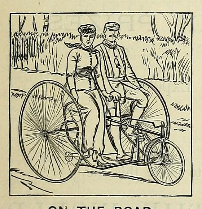 An illustration from The Springfield wheelmen's gazette, 1883, leaf 49