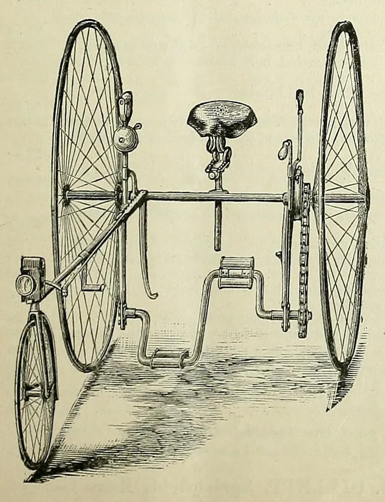 An illustration from The Springfield wheelmen's gazette, 1883, leaf 97