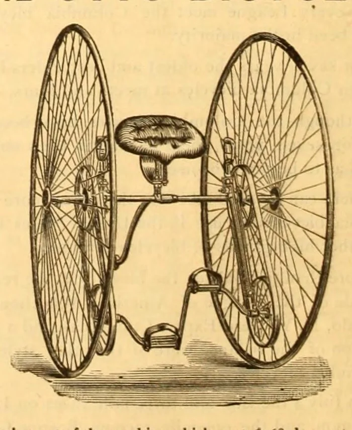 An illustration from The Springfield wheelmen's gazette, 1883, leaf 108