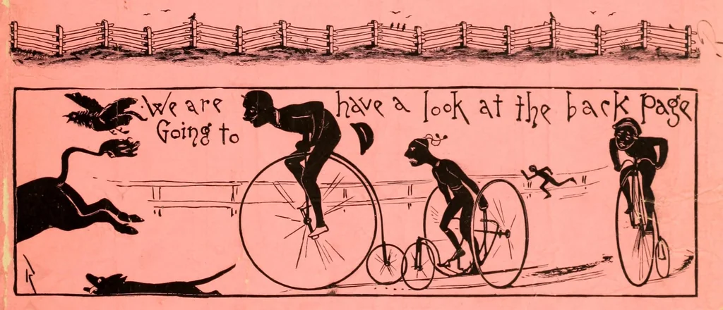 An illustration from The Springfield wheelmen's gazette, 1883, leaf 5