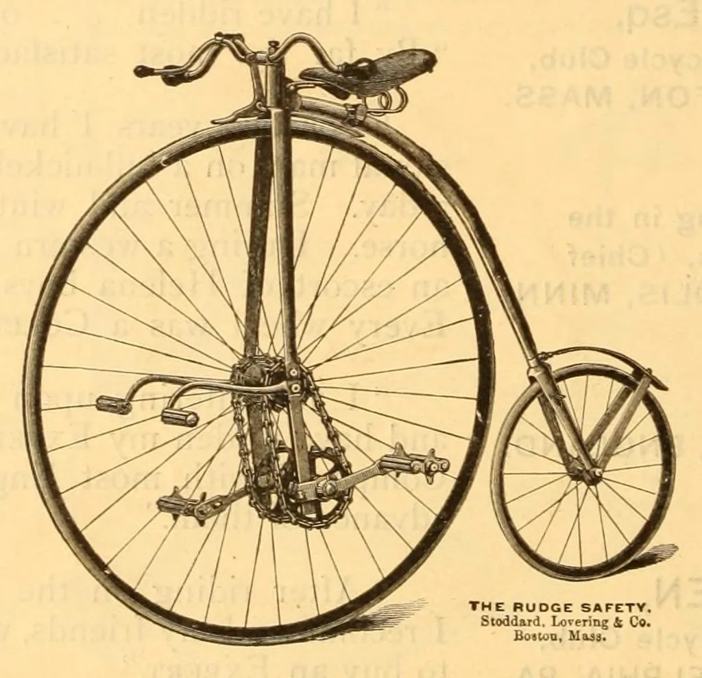An illustration from The Springfield wheelmen's gazette, 1883, leaf 58
