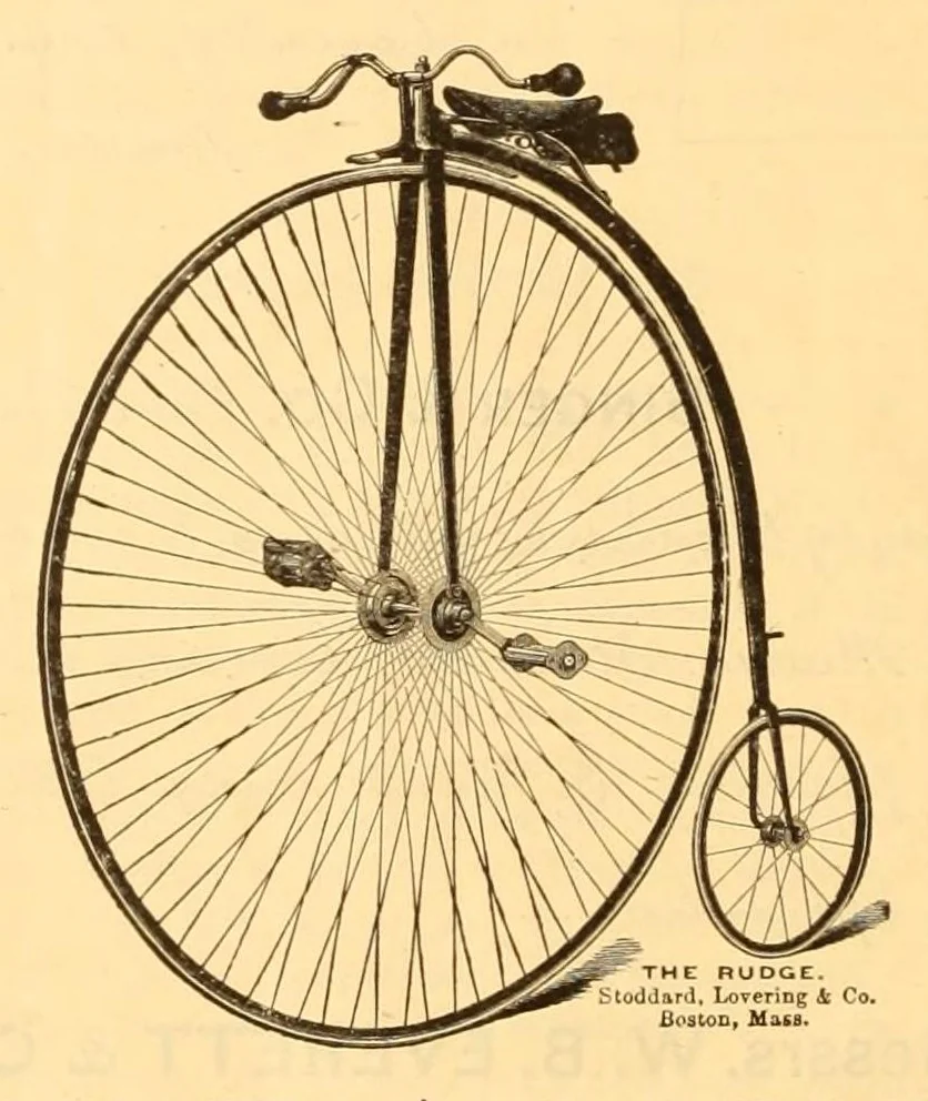 An illustration from The Springfield wheelmen's gazette, 1883, leaf 92
