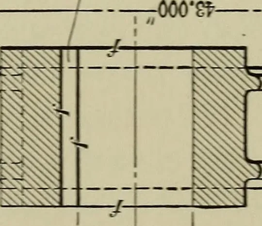 An illustration from Spur and bevel gearing; a treatise on the principles, dimensions, calculation, design and strength of spur and bevel gearing, together with chapters on special tooth forms and methods of cutting gear teeth, 1914, leaf 149