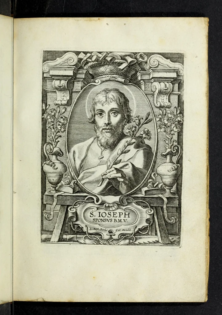 An illustration from SS. apostolorum et evangelistarum icones cum suis parergis a Theodoro VanLonto, delineatae, 1620, leaf 15