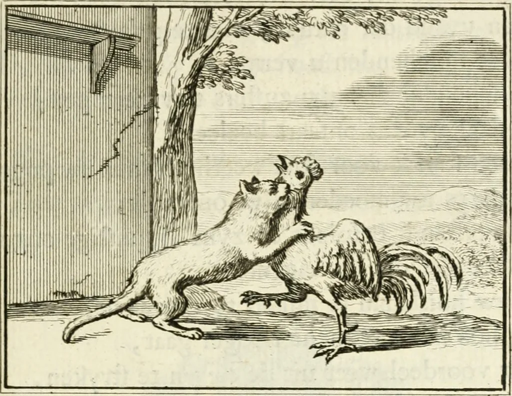 An illustration from Staat- en zedekundige zinneprenten, of, Leerzame fabelen, 1731, leaf 124