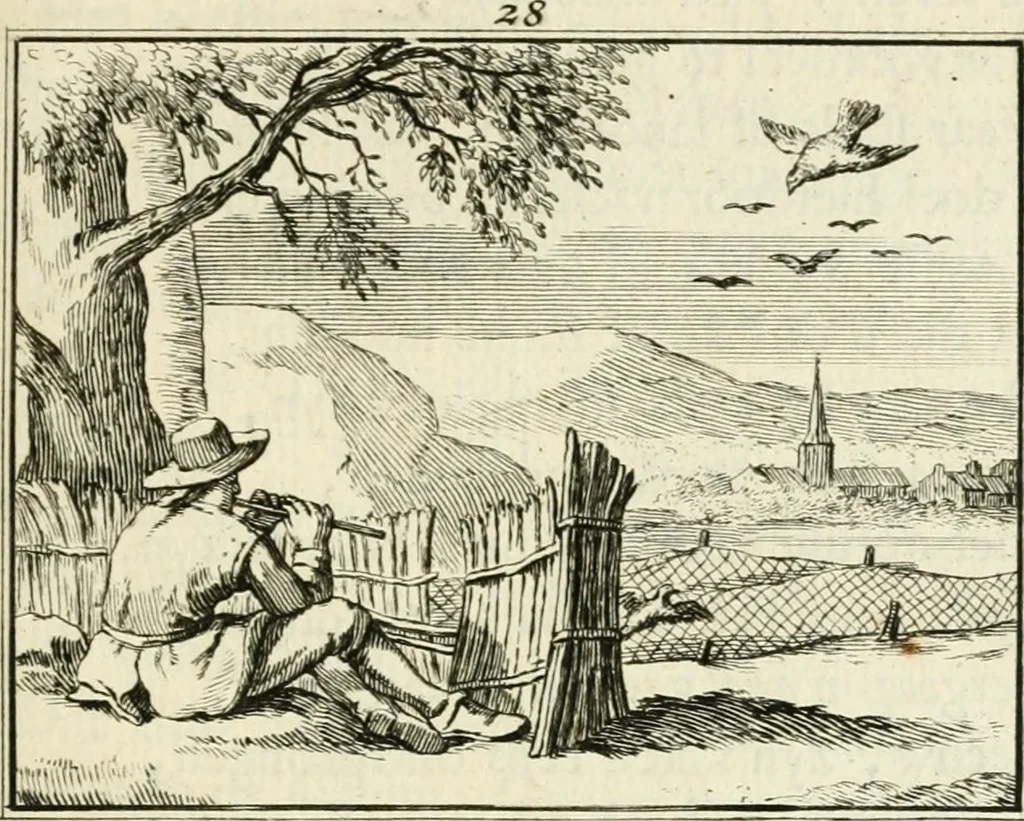 An illustration from Staat- en zedekundige zinneprenten, of, Leerzame fabelen, 1731, leaf 140