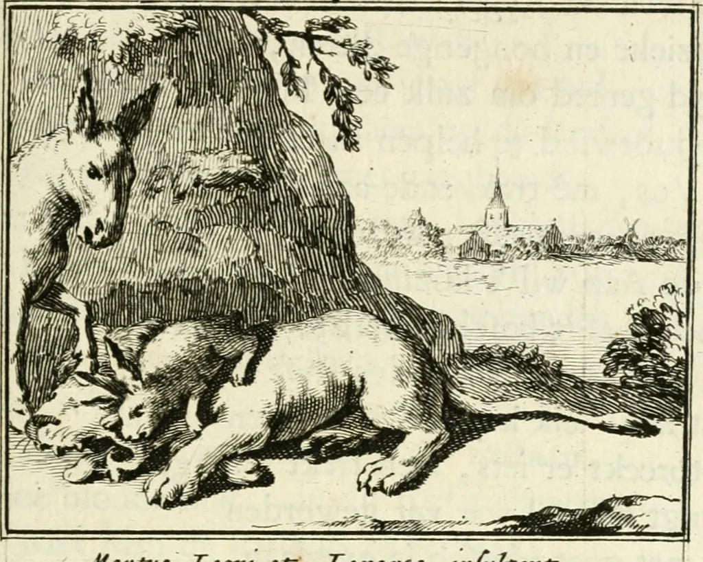 An illustration from Staat- en zedekundige zinneprenten, of, Leerzame fabelen, 1731, leaf 178