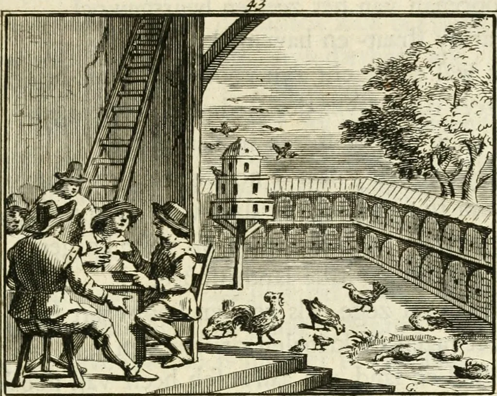 An illustration from Staat- en zedekundige zinneprenten, of, Leerzame fabelen, 1731, leaf 188