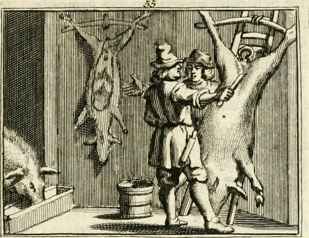 An illustration from Staat- en zedekundige zinneprenten, of, Leerzame fabelen, 1731, leaf 224