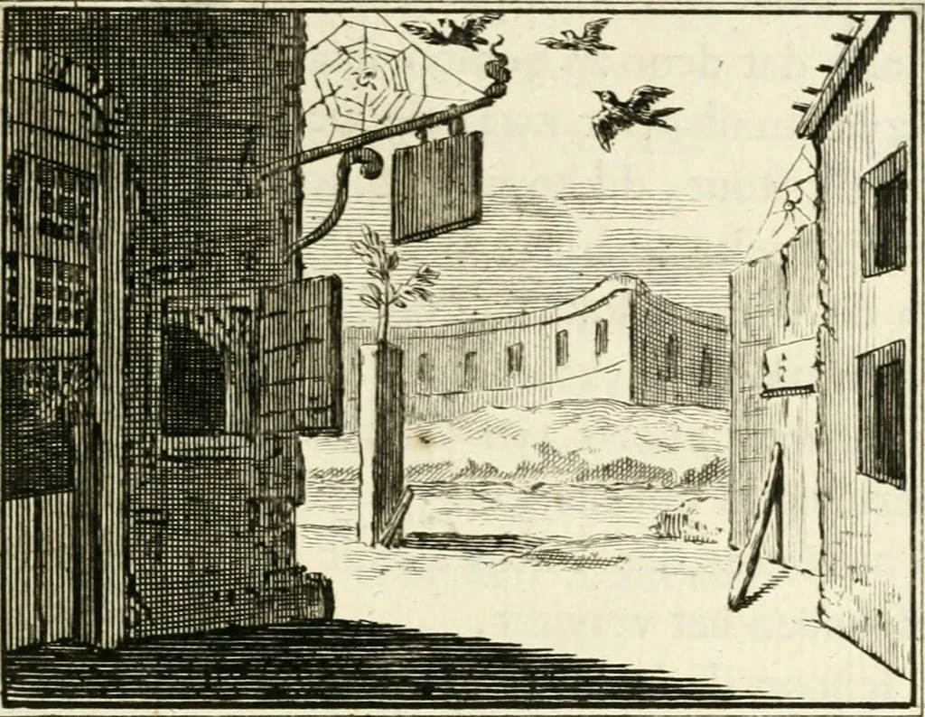 An illustration from Staat- en zedekundige zinneprenten, of, Leerzame fabelen, 1731, leaf 234