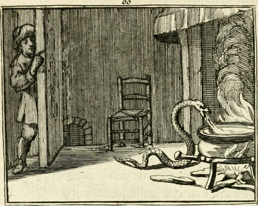 An illustration from Staat- en zedekundige zinneprenten, of, Leerzame fabelen, 1731, leaf 243