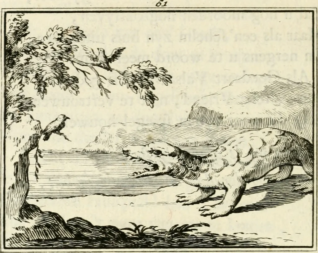 An illustration from Staat- en zedekundige zinneprenten, of, Leerzame fabelen, 1731, leaf 247