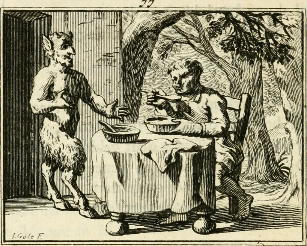 An illustration from Staat- en zedekundige zinneprenten, of, Leerzame fabelen, 1731, leaf 293