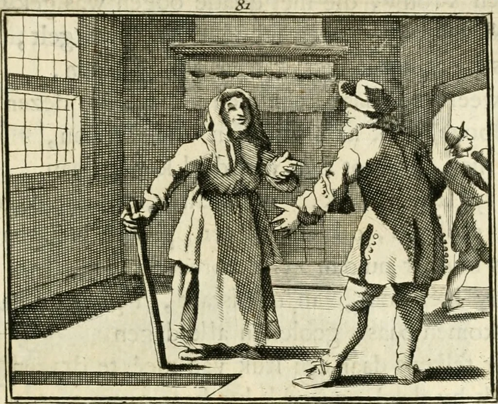 An illustration from Staat- en zedekundige zinneprenten, of, Leerzame fabelen, 1731, leaf 304
