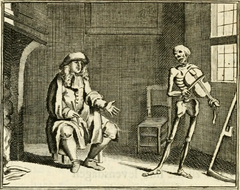 An illustration from Staat- en zedekundige zinneprenten, of, Leerzame fabelen, 1731, leaf 363