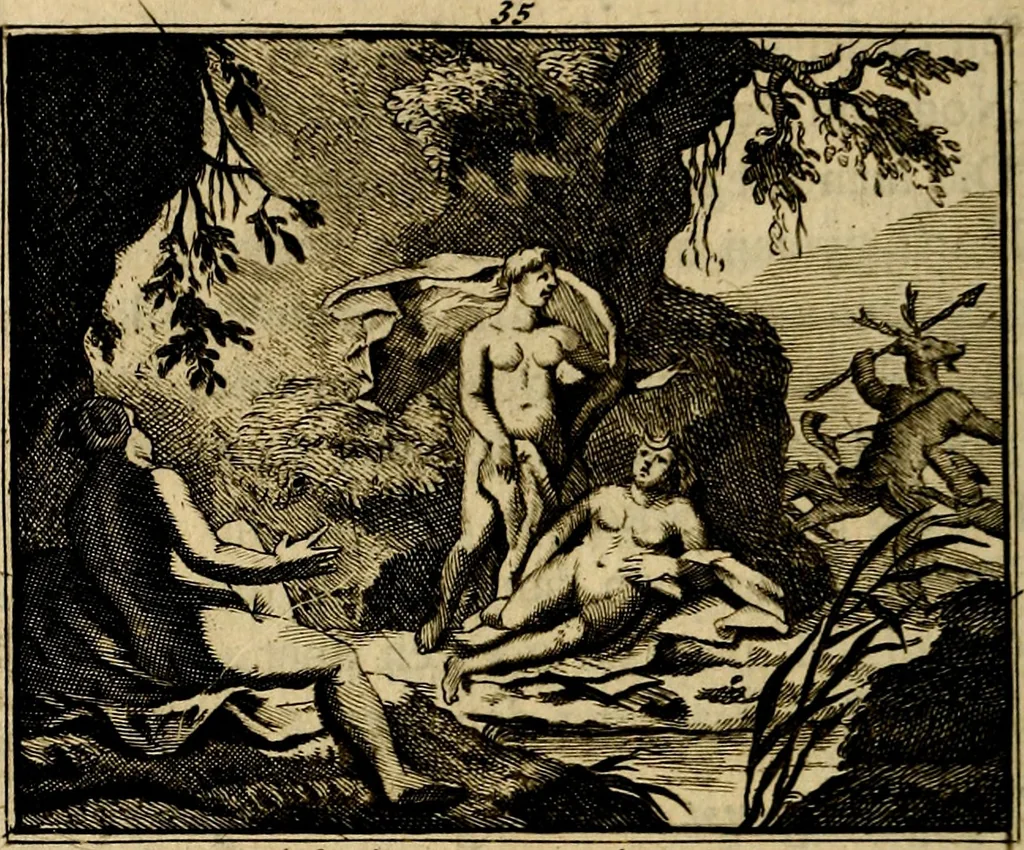 An illustration from Staat- en zedekundige zinneprenten, of, Leerzame fabelen : die van den Heere La Court speelswyze, 1731, leaf 161