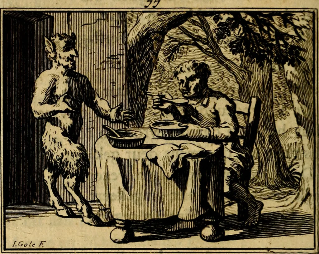 An illustration from Staat- en zedekundige zinneprenten, of, Leerzame fabelen : die van den Heere La Court speelswyze, 1731, leaf 293