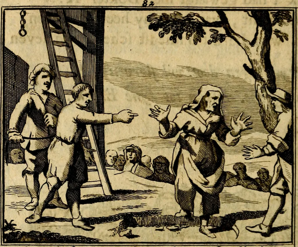 An illustration from Staat- en zedekundige zinneprenten, of, Leerzame fabelen : die van den Heere La Court speelswyze, 1731, leaf 307