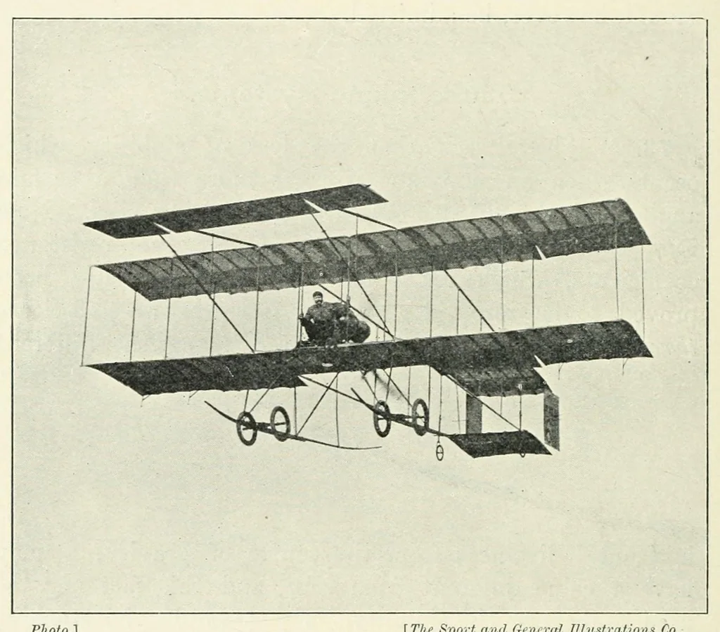 An illustration from Stability in aviation : an introduction to dynamical stability as applied to the motions of aeroplanes, 1911, leaf 134
