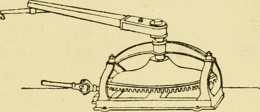 An illustration from Stable building and stable fitting : a handbook for the use of architects, builders, and horse owners, 1891, leaf 112