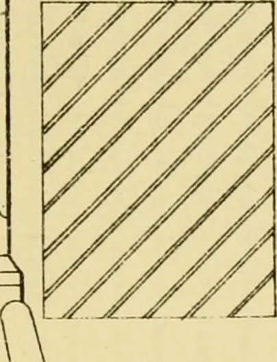 An illustration from Stable building and stable fitting : a handbook for the use of architects, builders, and horse owners, 1891, leaf 172