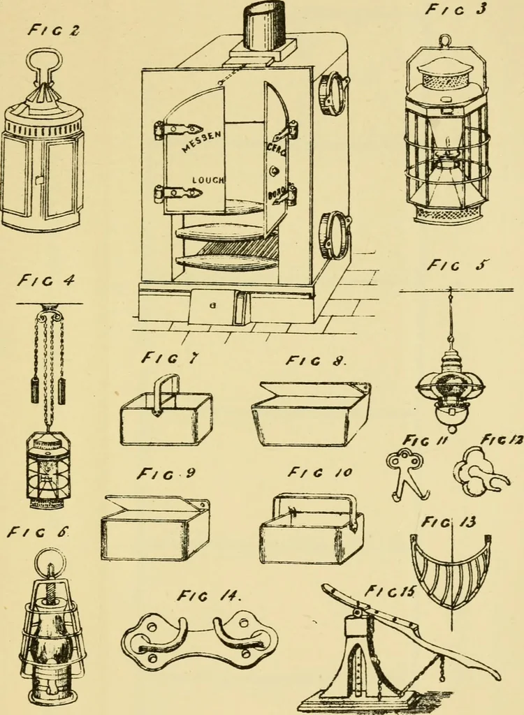An illustration from Stable building and stable fitting : a handbook for the use of architects, builders, and horse owners, 1891, leaf 184